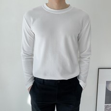 남성용 리버풀 링클프리 무지 긴팔 티셔츠 T2810