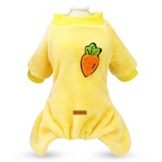 DING DONG PET 寵物專用超細纖維水果圖案連身衣, 胡蘿蔔款