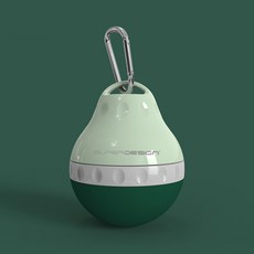 PASTEL PET 寵物便攜矽膠水瓶 FREE, 1個, 綠色