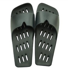 AdornHome 輕量平底EVA浴室拖鞋, 1個, 黑色