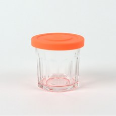 Joliema 矽膠蓋密封玻璃瓶 橘色Twinkle罐, 420ml, 1個