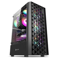 ABKO NCORE Ita 鋼化玻璃中塔外殼黑色, 單品