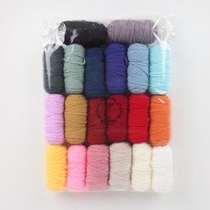 JSTrading 戳戳繡線 3mm 20入, 隨機出貨, 1個