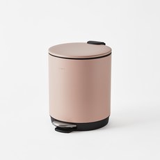 한샘 심플라운드 스텐 페달 휴지통, 베이비핑크
