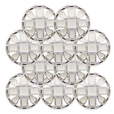 페오르 단추 21mm, 실버화이트, 10개