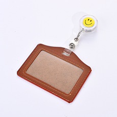 Goemse 橫式員工卡套 名牌 5.4 x 8.5 cm, 3個, 棕色