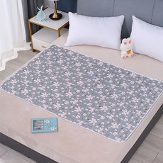 JOYMULTI MK 成人用病患護理絎縫長者防水墊, 水彩花