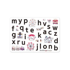 Comme moi Joue Bonbon 兒童初學英文小寫字母拼圖, 1個