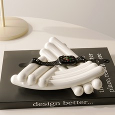 Makuwaku 玄關 化妝臺 客廳 桌子 亮點 裝飾 小物 收納盒, 白色