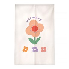 지앤와이 아기자기 일러스트 도어커튼