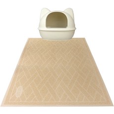 FAT CAT 貓砂墊, 米色, 1個
