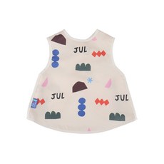 율그란 유아용 아트플레이 방수 턱받이, 다다, 1개, 1매