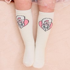 milkmile 女童 Esther Bunny Luv Luv Bunny 半筒襪