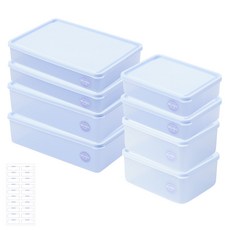 비트리 푸레시 냉동실 정리 용기 5종 혼합세트 2, 1세트