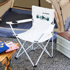 AKei. 森林露營椅, 2套, 象牙白