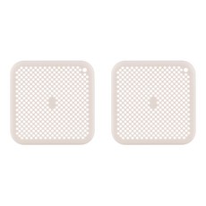 FLaiTO 矽膠排水孔蓋, 象牙白, 2個