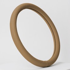 모런 엠보 원형 타공 핸들커버, 새들브라운