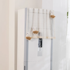 女神防風罩 立式冷氣機擋風簾 + 羊駝3件組, D