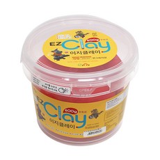 이지피아 이지클레이, 빨강, 600g, 1개