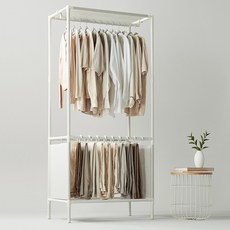 Mf Magic House 無螺栓單層褲架衣架, 淺灰