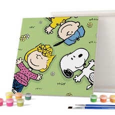 iLovePainting 花生 DIY PAINTING 25 x 25 cm, 史努比原野