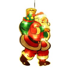 Querdi 聖誕節 LED 黏貼燈 禮物, 混合顏色, 1個