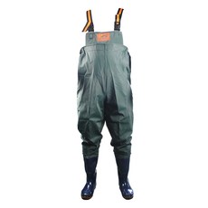 s.ace S Chesta 灘釣胸式涉水褲, 卡其色