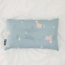 BEAUTE HOUSE 莫代爾棉印花枕頭, 駱駝藍