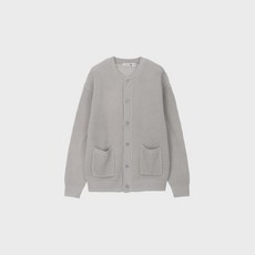 BASIC HOUSE 變形組織圓領開襟衫 LXCD2102