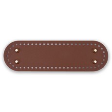 Jingga包底 橢圓形 24 x 7 cm, 1個, 棕色