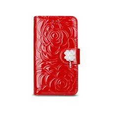 루미엘 빅토리안 에나멜 장미 다이어리 휴대폰 케이스