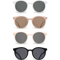 bay-b 兒童簡約太陽眼鏡4件組