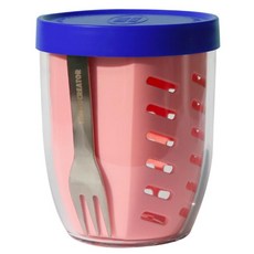 Living Creator 韓國製 水果沙拉保鮮盒 Keeper Pot 藍粉色 1入, 1組, Blue/Pink