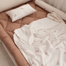 vivienda 嬰幼兒莫代爾超細纖維毯, 緞帶米色