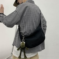 ZEROTO 日常帆布鞋背包, 黑色的