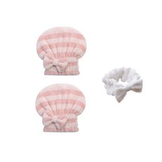 軟發巾 SG22 2p + 洗臉帶套組, 1型, 1套