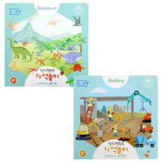 happy play 創意成長磁鐵玩恐龍朋友+工地套組, 1套