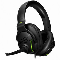 ROCCAT KHAN AIMO 7.1 게이밍 헤드셋, 블랙