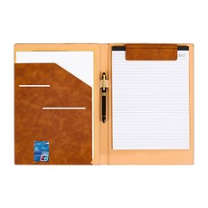 Allode 高級A4磁吸文件夾板, 1個, TYPE 07 棕色 含便條紙