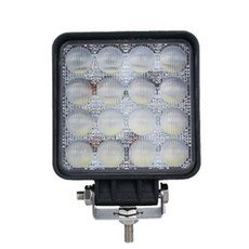 Fill Shop 48W探照燈 6D擴散方形+支架, 單品, 白色的