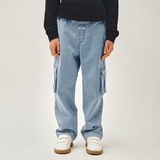 MaritheFrancoisGirbaud 兒童直筒工裝牛仔褲