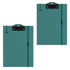 Allode 綁帶封面型A4直式板夾, B04 藍綠色, 2個