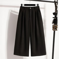 포플러앤씨 여성용 라니고슬 빅사이즈 모직 와이드 팬츠 P25WP101405