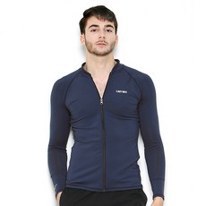 레이지비 남성용 글로시 집업 래쉬가드