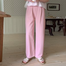 린다샵 여성용 툴리나 투핀턱 슬림핏 밴딩 슬랙스 cppt11899c33