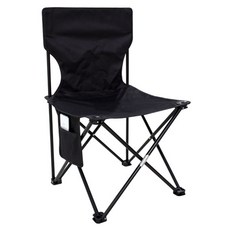 BJ Factory Keep Sanding 便攜式野餐露營椅, 黑色, 1個