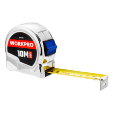WORKPRO 鍍鉻捲尺 6/24 10m x 25mm WP261013, 1個