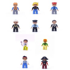 yogoyo 幼兒用得寶相容公仔社群B 10件組, 混色