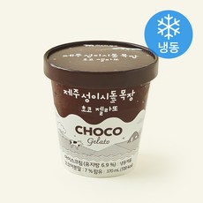 제주성이시돌목장 초코 젤라또 (냉동), 1개, 1개입, 370ml