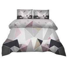 彩色印花被套枕套組 A_RD_249